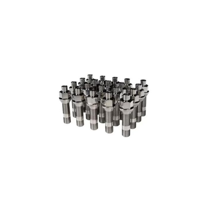 Wheel Mate Titanium Wheel Stud Conversion (Raw Ti) - M14x1.25 to M14x1.5 - 74mm - 60deg Lug Nut