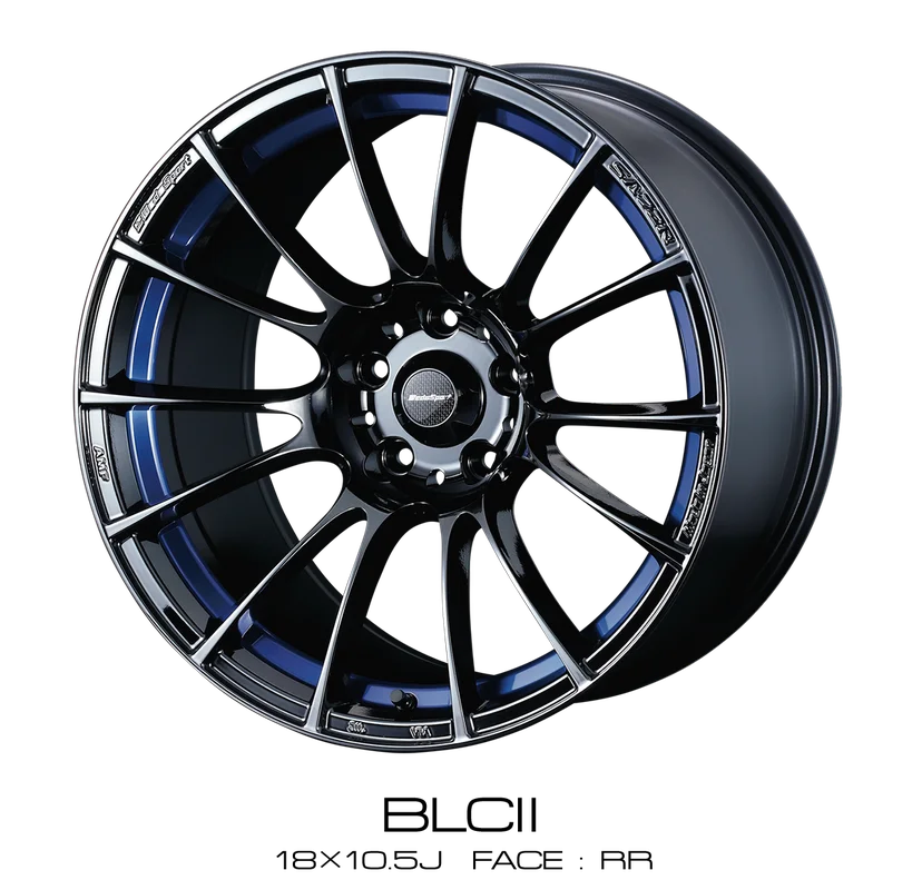 WedsSport SA-72R 18 X 7.5 45 5-114.3 BLC-II (Blue Light Chrome II)