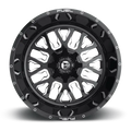 ~(50 lbs. 25X25X13)~ STROKE 22x10 5x139.70/5x150.00 GLOSS BLACK MILLED (-18 mm)