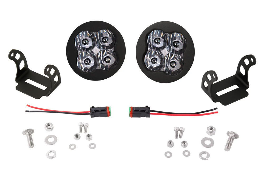 SS3 LED POD MAX WHITE DRIVING ROUND (PAIR)
