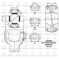 WING BEARING END YOKE