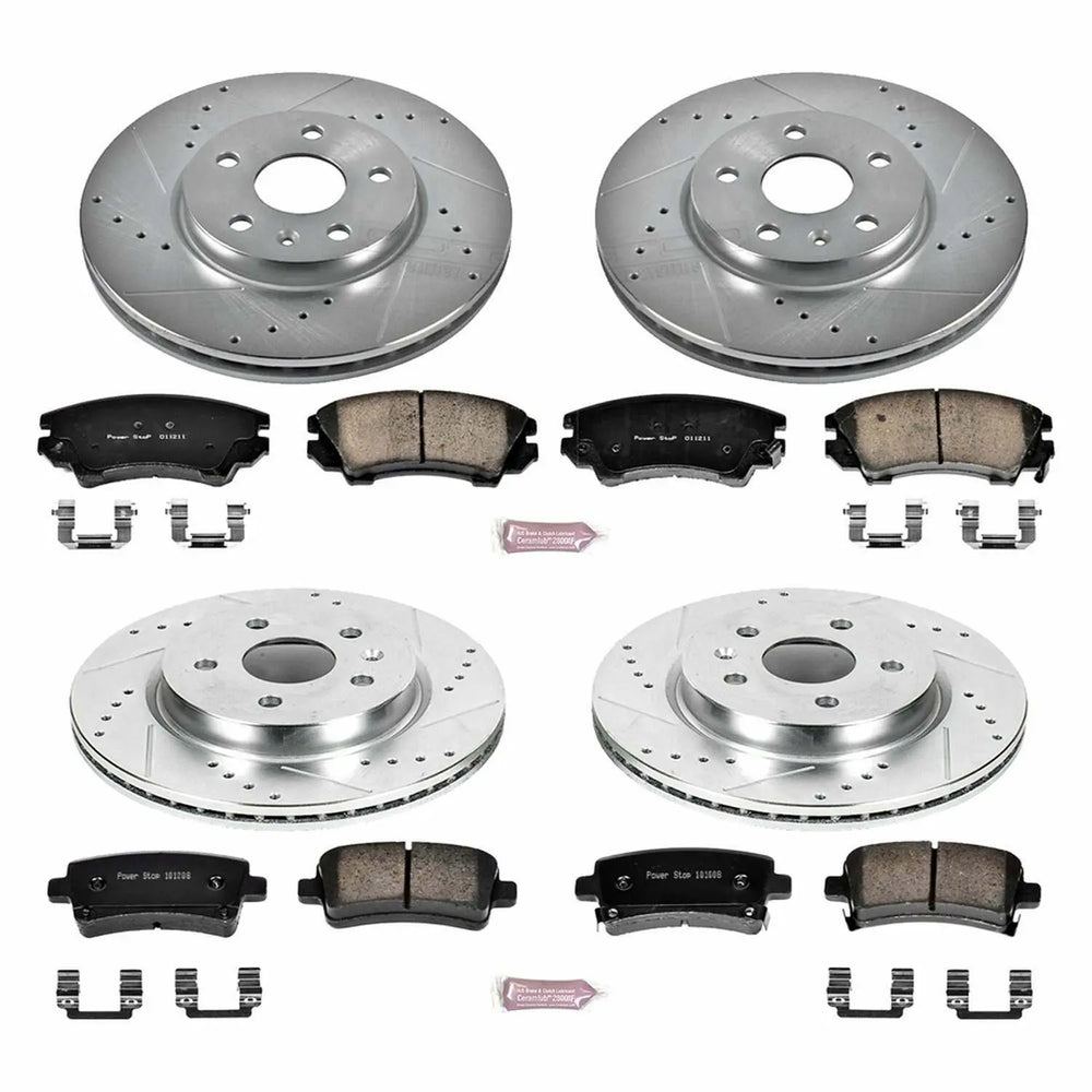 Power Stop 2017 Buick Regal Front & Rear Z23 Evolution Sport Brake Kit
