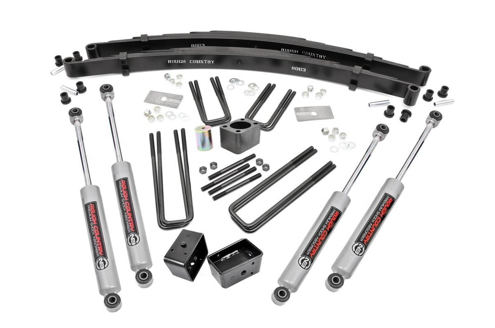 1x 6072 4 Inch Lift Kit Rear Blocks Dodge W100 Truck (86-89) W200 Truck (78-80)
