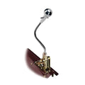 FLOOR MOUNT SHIFTER GM TH350 TRANS W/CHROME 16IN BENCH BEND LEVER & MUSCLE CAR B
