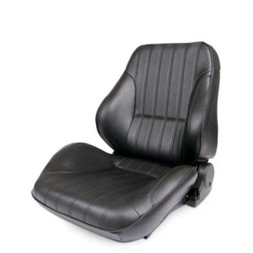 RALLY RECLINER LOW BACKW/O HEADREST BLACK VINYL LEFT