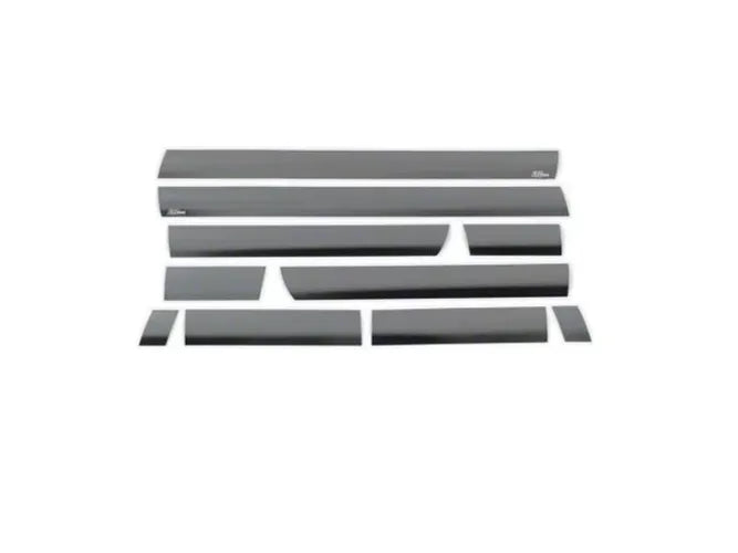 Putco 15-19 Chevy Silverado HD - Double Cab - 6.5in Bed (10pcs) Black Platinum Rocker Panels
