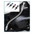 FM SHIFTER GM 4L60E CHROME 12IN BENCH BEND LEVER MUSCLE CAR BRITE KNOB