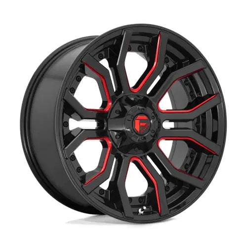 D712 22X10 6X135/5.5 GL-BLK-RTTC -18MM