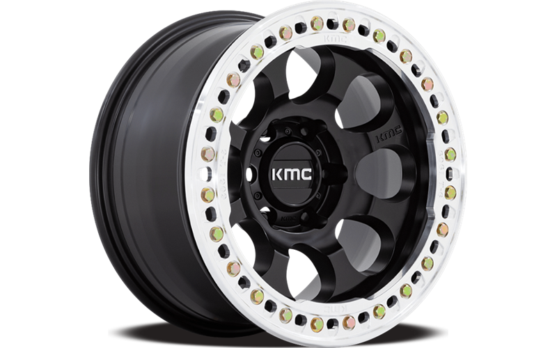 KM237 17X9 BLANK MACH-FC-BLK -38MM (108-140)