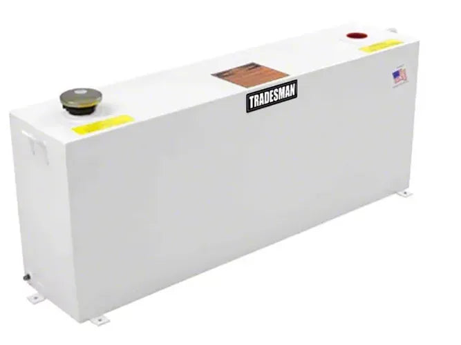 Tradesman Steel Full-Mid Size Vertical Liquid Storage Tank - White