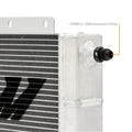Mishimoto oil cooler close-up