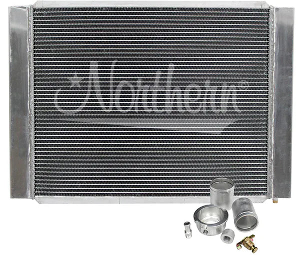 CUSTOM RADIATOR KIT 3 ROW 28 X 19 ALL ALUMINUM
