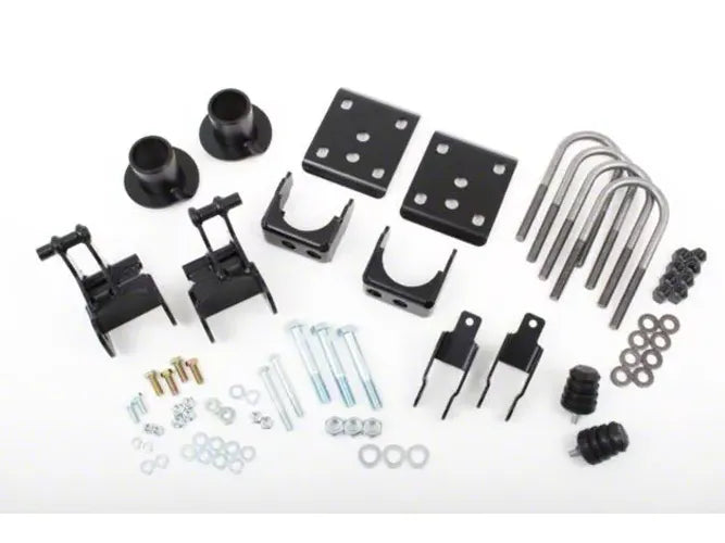 ~(36 lbs. 18X12X10)~ 09-13 FORD F-150 2WD all cabs (front coil relochangerflipbump stopsshock ext.)