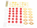 Body Mount Kit, Poly, 12 bushing; 07-18 Wrangler Unlimited JKU, 4 Door