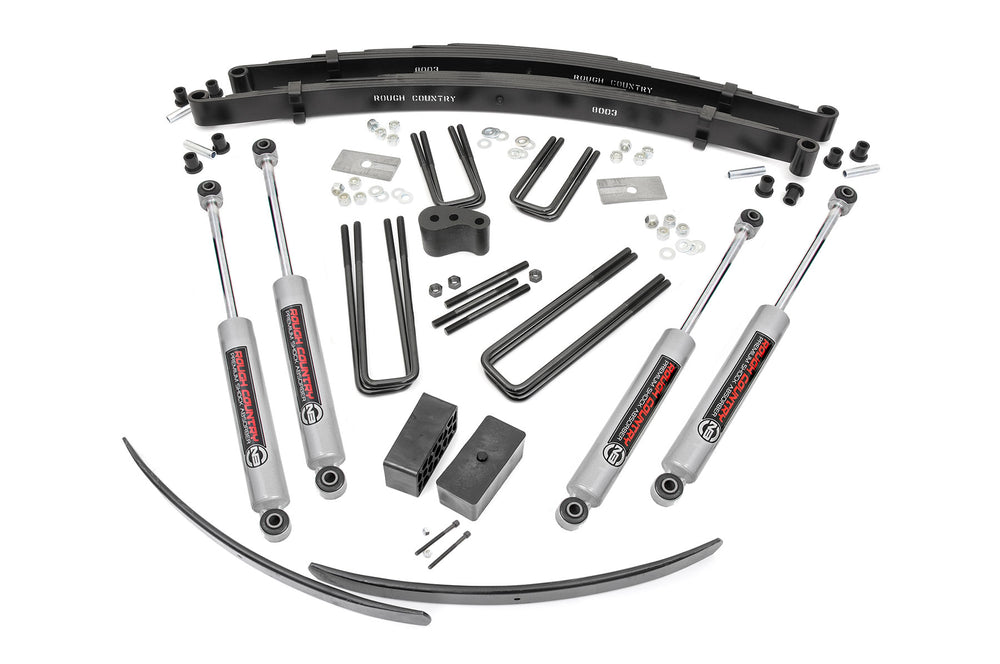4 Inch Lift Kit Rear Blocks Dodge Plymouth Ramcharger Trailduster (1974)