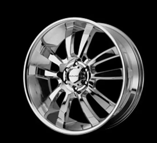 KM673 SKITCH CHROME PLATED 24 X 9.5 6X5.5 6.43 b/s 30 o/s