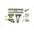 CASE MOUNT SHIFTER GM 4L60 TRANS W/CHROME 32IN SGL BEND LEVER & MUSHROOM BLK KNO
