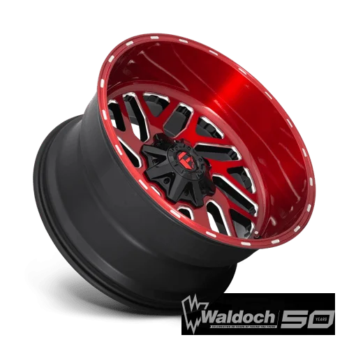 D691 22X10 5X4.5/5.0 BRSH-RED-MIL -