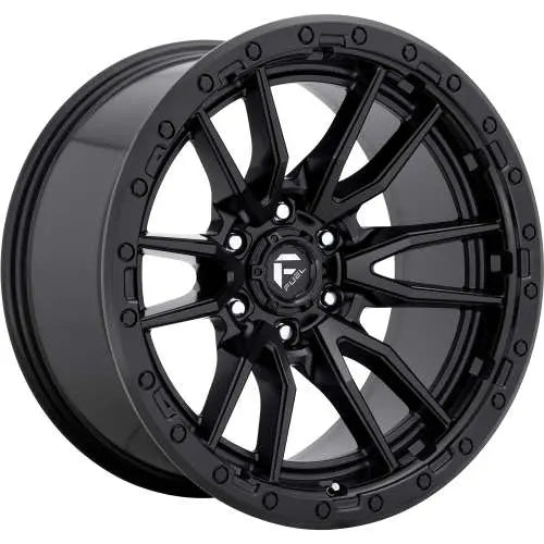 Fuel Wheels black auto part