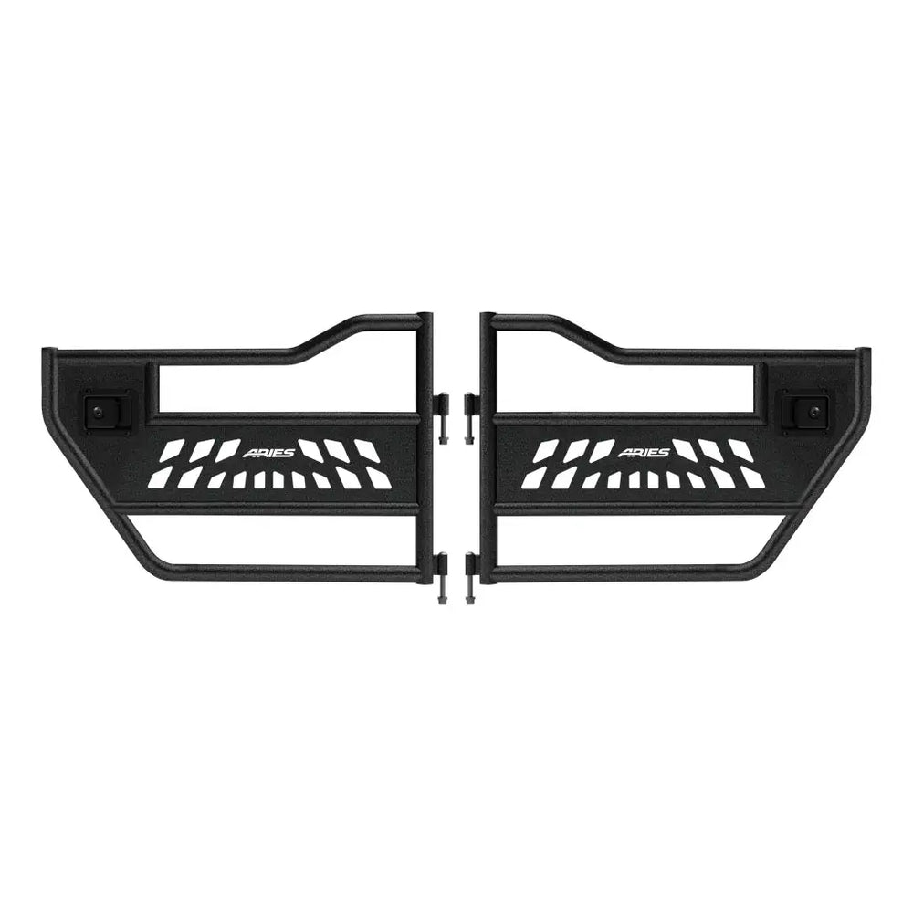 TUBULAR DOOR,REAR,AL,BLK TEX