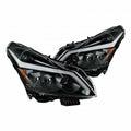 SPYDER headlights installed view