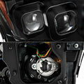 SPYDER headlights close-up
