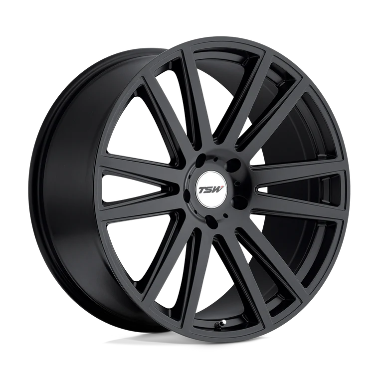 ~(42 lbs. 24X24X12)~ TSW GATSBY 22x10.0 5/130 ET35 CB84.1 MATTE BLACK