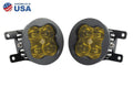 SS3 LED Fog Light Kit for 2016-2021 Subaru Crosstrek Yellow SAE Fog Max w/ Backlight Diode Dynamics