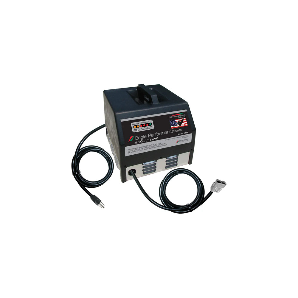 48V/18A PORTABLE EAGLE GOLF CART CHARGER; LITHIUM COMPATIBLE