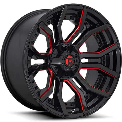D712 22X10 8X180 GL-BLK-RTTC -18MM