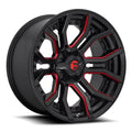 D712 22X10 8X180 GL-BLK-RTTC -18MM