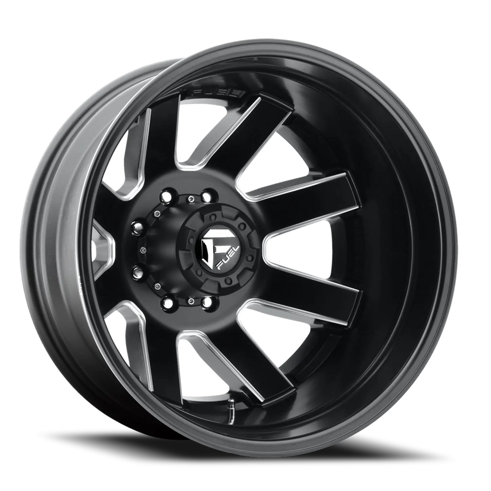 ~(57 lbs. 25X25X11)~ MAVERICK 22x8.25 8x165.10 MATTE BLACK MILLED (-246 mm)