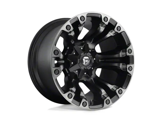 ~(49 lbs. 23X23X15)~ VANDAL 20x12 8x165.10 GLOSS BLACK MILLED (-43 mm)