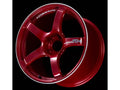 Advan TC4 17x7.5 +48 5-114.3 Racing Candy Red & Ring Wheel