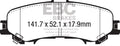 EBC S8 Brake Pad and Rotor Kit