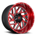 D691 22X10 8X180 BRSH-RED-MIL -18MM