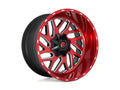 D691 22X10 8X180 BRSH-RED-MIL -18MM