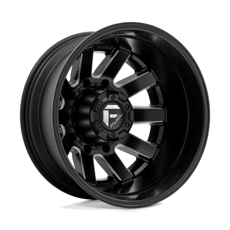 ~(59 lbs. 25X25X11)~ MAVERICK 22x8.25 8x165.10 MATTE BLACK MILLED (-265 mm)