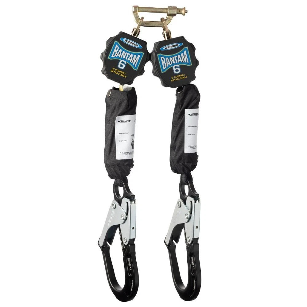 BANTAM SRLFTS W/A100531 TWINLEG CARABINER ADAPTER BLACK BLUE