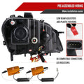 W164 PROJECTOR HEADLIGHTS SEQUENTIAL LED TURN SIGNAL- BLACK