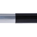 22FT CUTTOFIT BLACK POWDER COAT ROLLER TUBE/BLK END CAPS/LIGHT RAIL/LED LIGHTS (RANGE 22FT15FT)