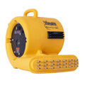 1/3HP 3600CFM HIGH TEMP AXIAL AIR MOVER W/ POWER OUTLETS AND 3HOUR TIMER BLU