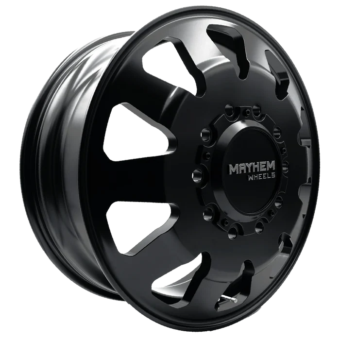 MAYHEM CHALLENGER 8181 FORGED MATTE BLACK 22X8.25 10-225 169MM 170.1MM