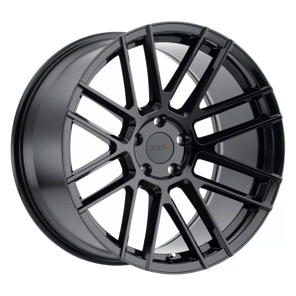 ~(57 lbs. 24X24X11)~ TSW MOSPORT 22x9.0 5/120 ET20 CB76.1 GLOSS BLACK
