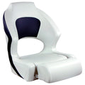 DELUXE SPORT WHT/NAV NO BOLST