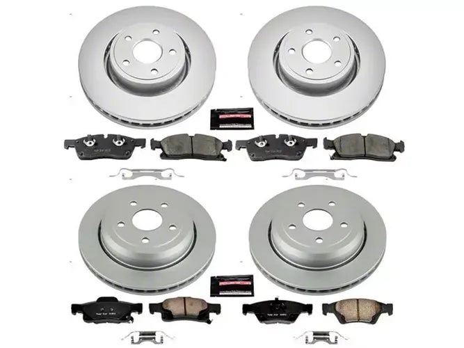 Power Stop 13-16 Dodge Durango Front & Rear Z17 Evolution Geomet Coated Brake Kit