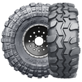 36X12.5016.5LT 6 PLY BLACK SIDEWALL SUPER SWAMPER TSL/SX