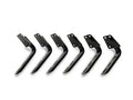 RB20 Running Boards With Mounting Brackets Textured Black 2019-2026 Ram 1500 Go Rhino