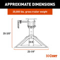 CROSSWING 20K 5TH WHEEL HITCH FOR 2