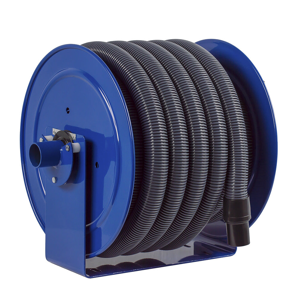 V SERIES VACUUM ONLY DIRECT CRANK REWIND 1 1/2IN 2IN I.D. 35FT HOSE CAPACITY BLUE